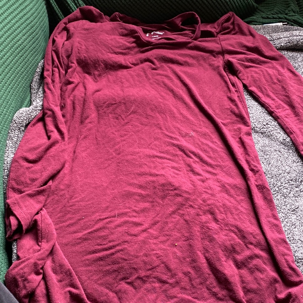 soft red dress